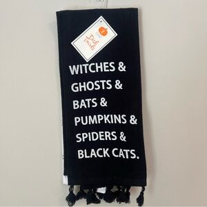 Target Black Halloween Kitchen Towel